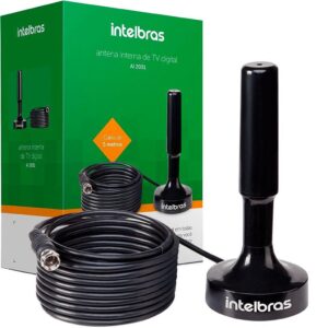 Antena Tv Digital Intelbras Ai 2031 Interna Uhf/hdtv Cabo 5-mts