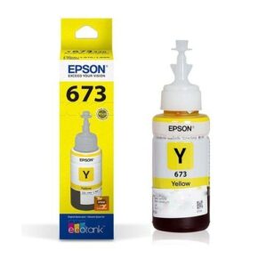 REFIL DE TINTA EPSON 673 AMARELO T673420 ORIGINAL