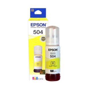 REFIL DE TINTA EPSON 504 AMARELO T504420 ORIGINAL