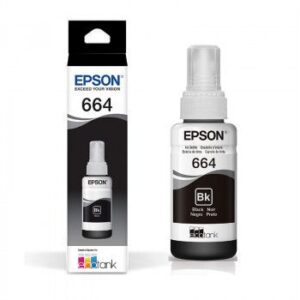 REFIL DE TINTA EPSON 664 PRETO T664120 ORIGINAL