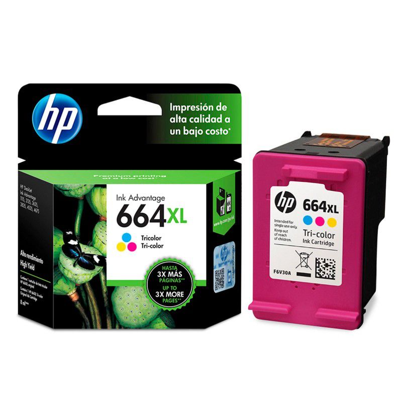 CARTUCHO HP 664 XLCOLOR 8ML ORIGINAL