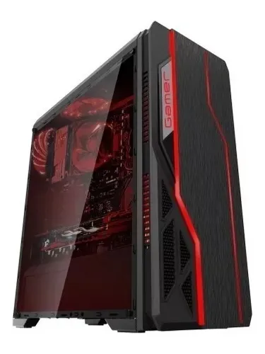 GABINETE GAMER BLUECASE PRETO BG-009