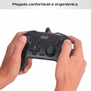 Controle Joystick Usb Compatível c/ Nintendo Switch Ps3 Pc Android Knup