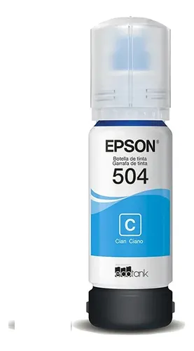 REFIL DE TINTA EPSON 504 AZUL T504220 ORIGINAL