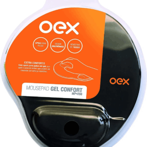 MOUSEPAD C/APOIO EM GEL PRETO OEX