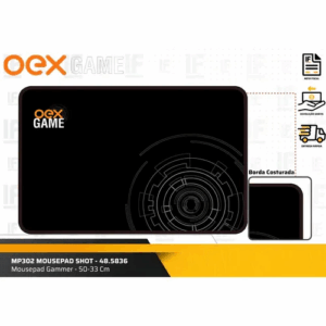 Mousepad Gamer Oex Big Shot Mp303 Preto