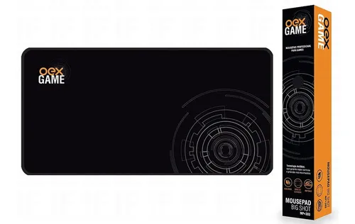 Mousepad Gamer Oex Big Shot Mp303 Preto - Imagem 4
