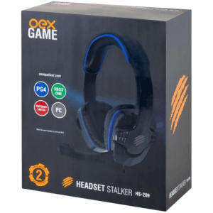 Headset Gamer Multiplataforma- Stalker Hs209 - Oexgame Cor Preto