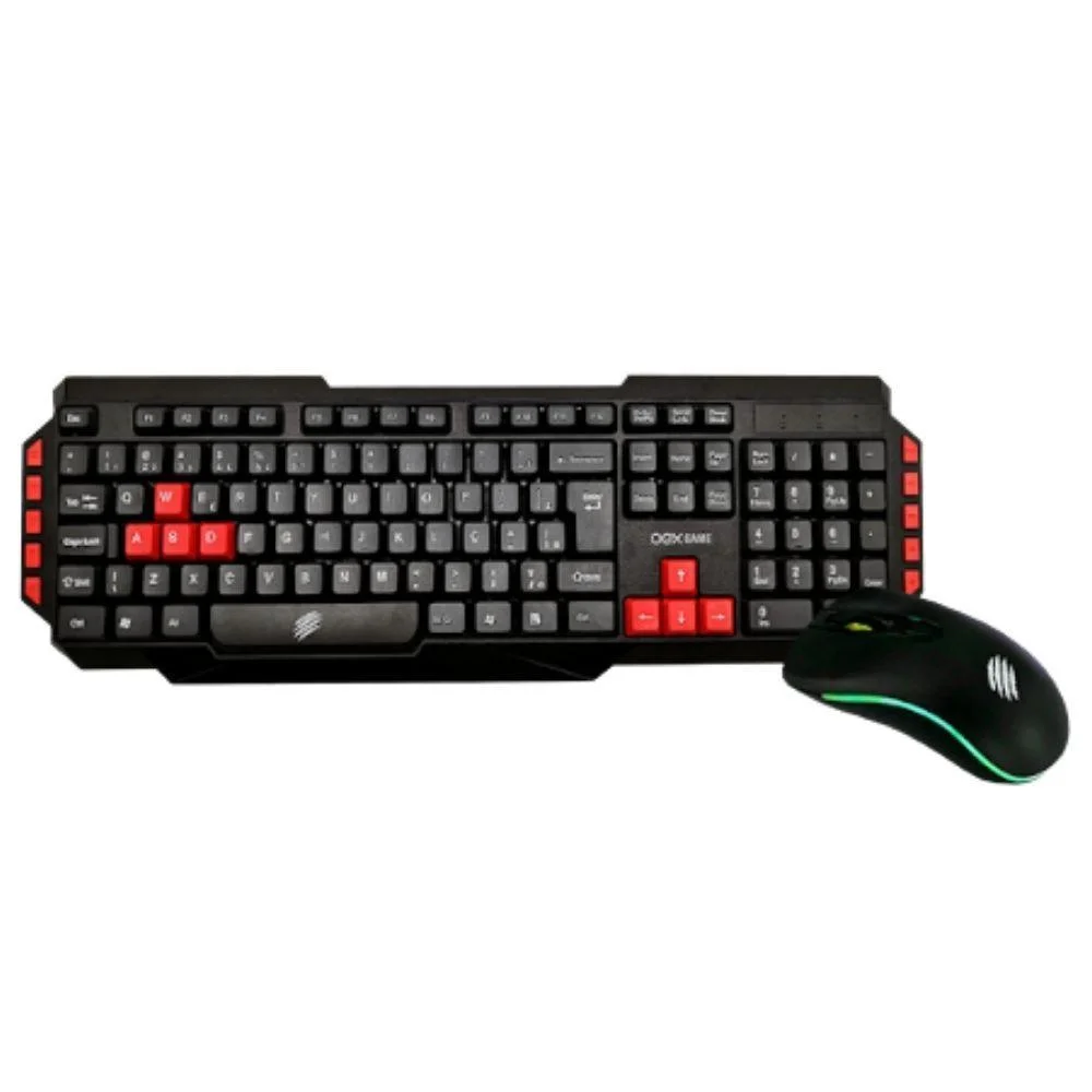 COMBO REDSHOT TECLADO E MOUSE OEX TM307