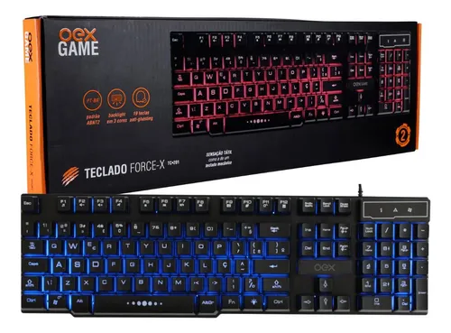 TECLADO GAMER OEX FORCE-X TC.201