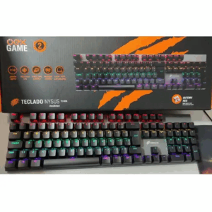Teclado Gamer Nysus Led Tc-608 Mecânico Outemu Red Oex Game