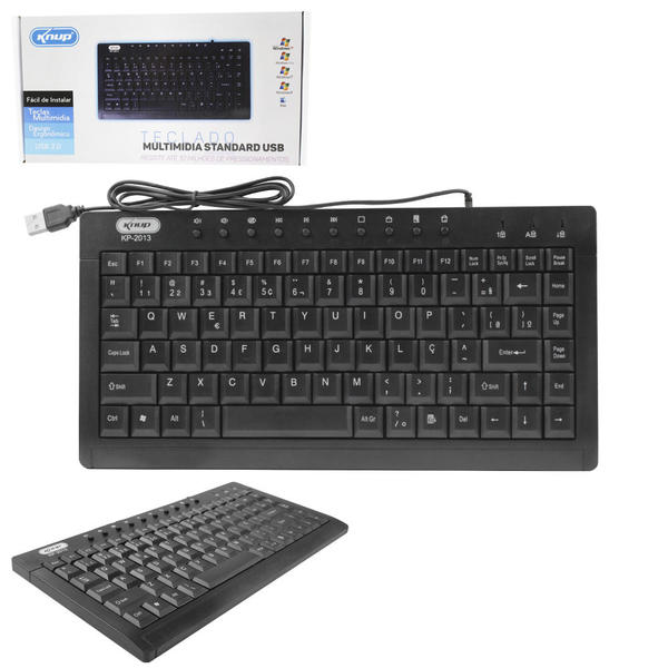 MINI TECLADO MULTIMIDIA KNUP MODELO KP-2013 - Imagem 4