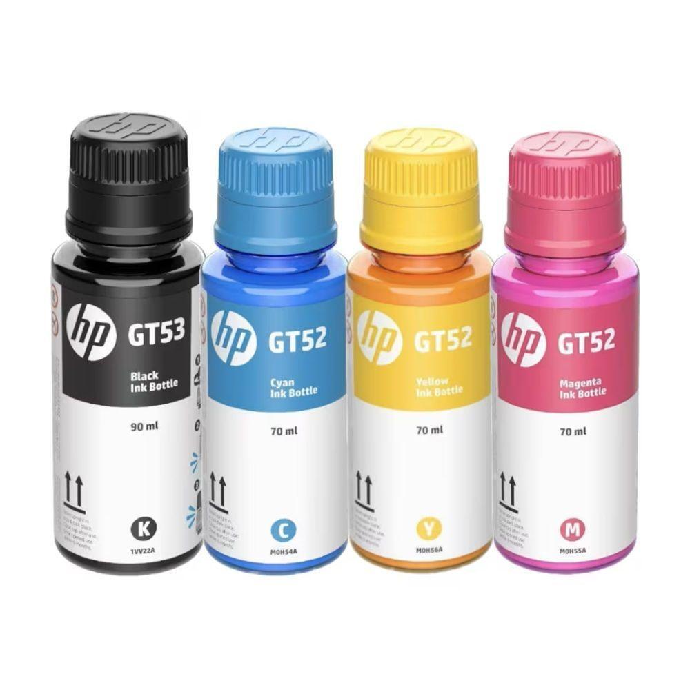 Hp Gt53 Gt52 kit 4 unidades combo preto, ciano, magenta e amarelo - Imagem 3