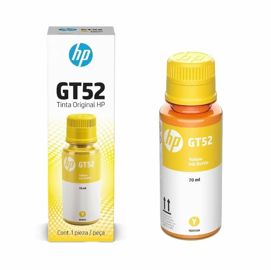 Refil HP GT52 Amarela original - Imagem 3