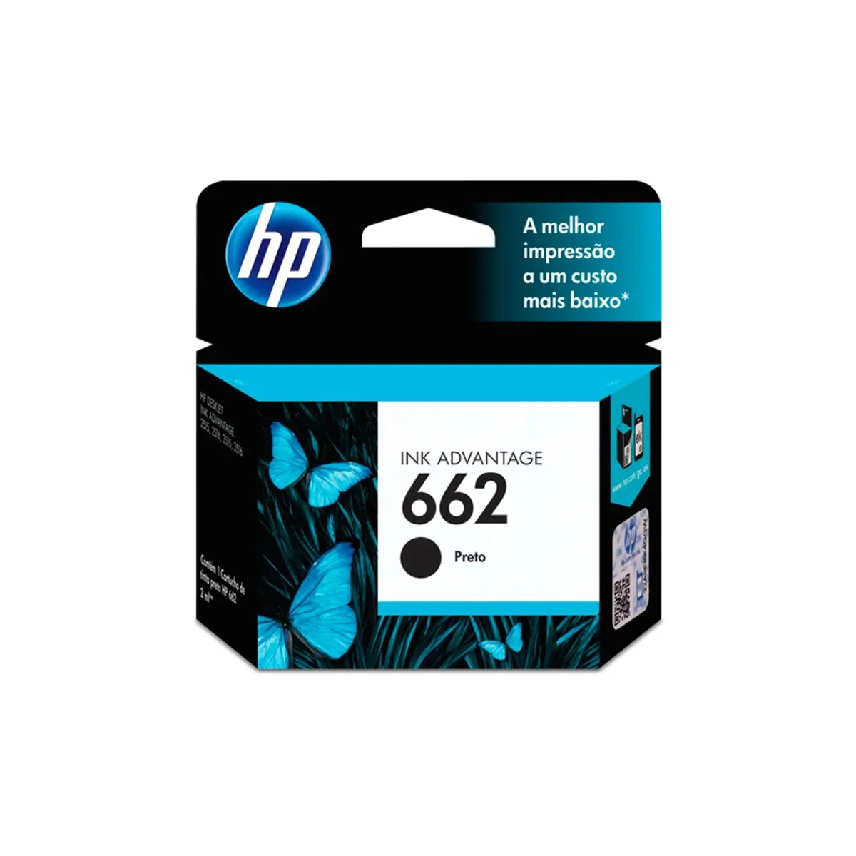 CARTUCHO HP PRETO 662 2ML ORIGINAL - Imagem 3