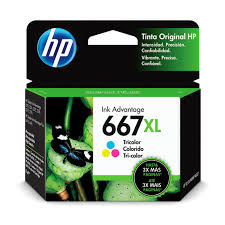 CARTUCHO HP 667 XL COLOR 8ML ORIGINAL