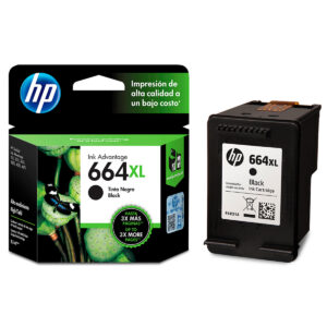 CARTUCHO HP 664 XL F6V31AB PRETO 8.5ML ORIGINAL