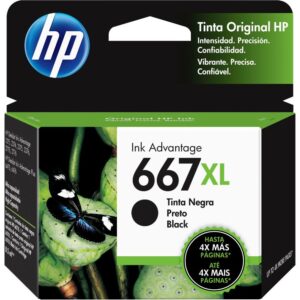 Cartucho de Tinta HP 667XL  Preto Original 8,5 ml