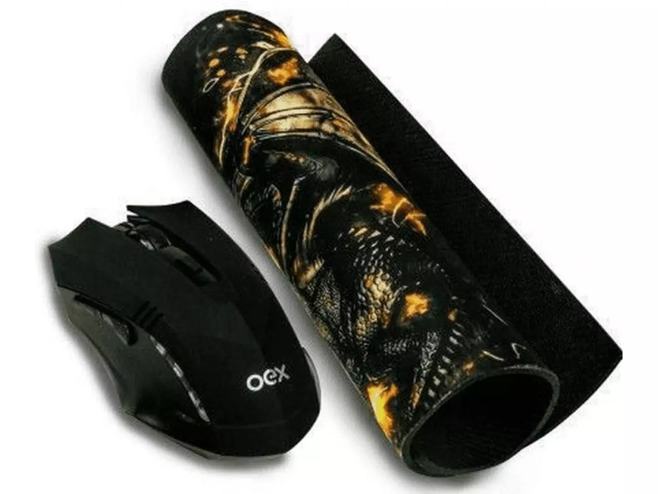 MOUSE USB COM MOUSE PAD GAMER ARENA OEX MC-102 - Imagem 3