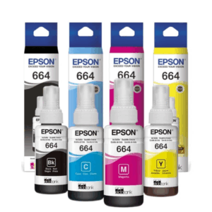 Refil De Tinta Epson T664 Kit 4 Cores T6641204p