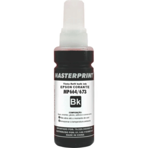 Refil de tinta bulk ink 664 Epson  masterprint  Preto