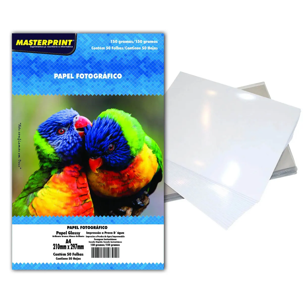 Papel Fotográfico Masterprint 150g A4 - 50fls - Imagem 3