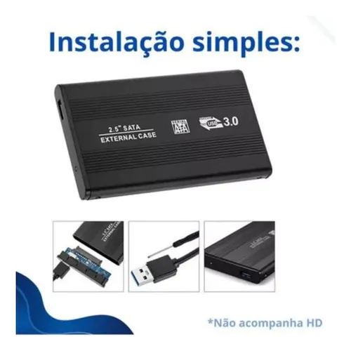 Case Hd Note Knup 2.5 Usb 2.0 - Kp-hd001 - Imagem 3