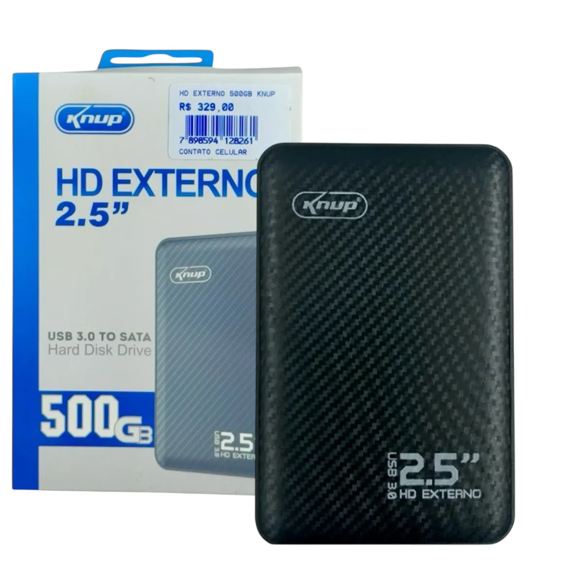 HD Externo 2,5'' USB 3.0 To Sata 500GB - Knup