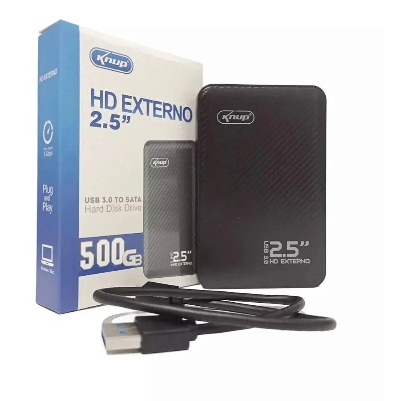 HD Externo 2,5'' USB 3.0 To Sata 500GB - Knup - Imagem 3