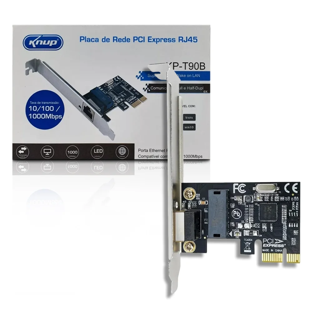 PLACA DE REDE PCI EXPRESS RJ45 10/100/1000