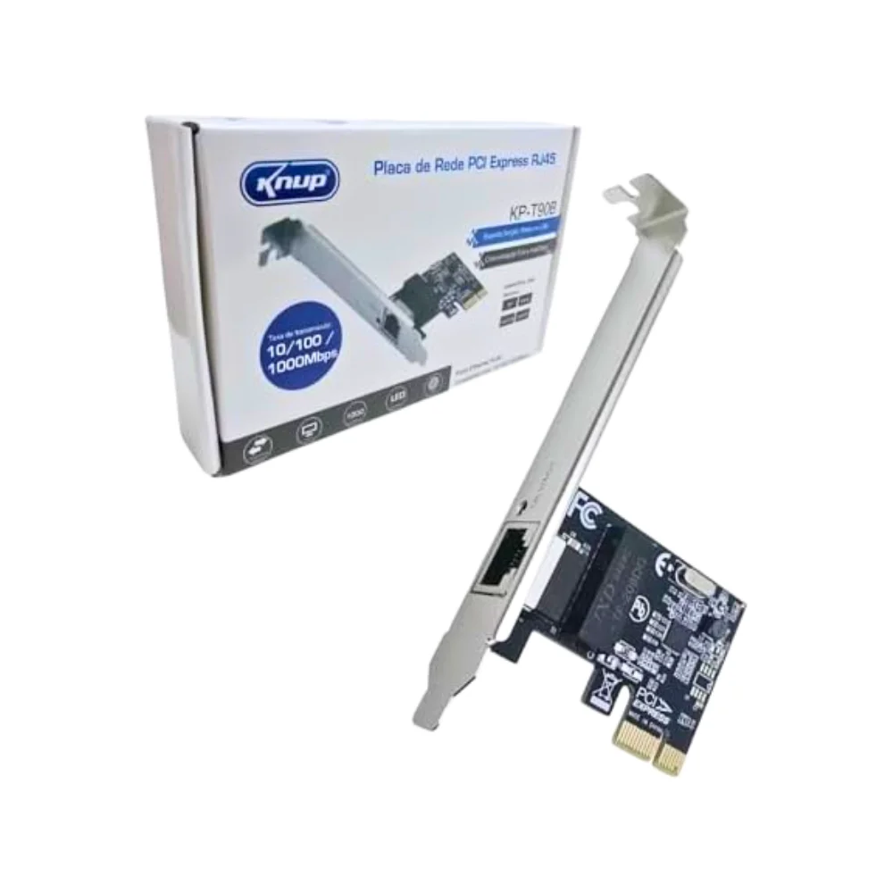 PLACA DE REDE PCI EXPRESS RJ45 10/100/1000 - Imagem 3
