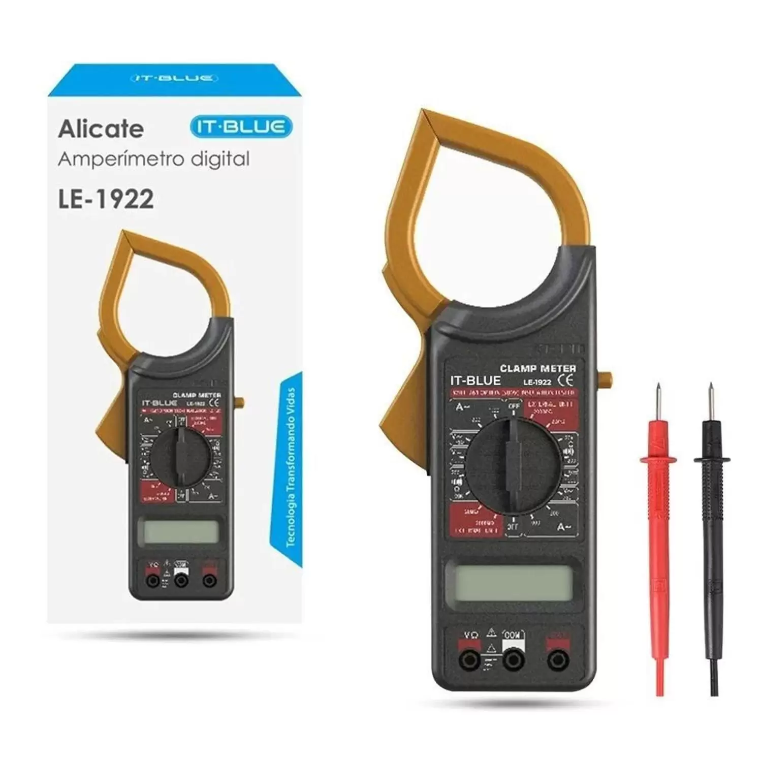 ALICATE AMPERIMETRO DIGITAL IT-BLUE - Imagem 5
