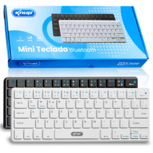 MINI TECLADO BLUETOOTHKNUP BRANCO