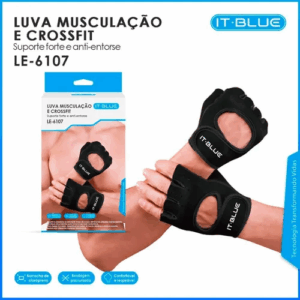 LUVA DE MUSCULAÇÂO E CROSSFIT IT-BLUE