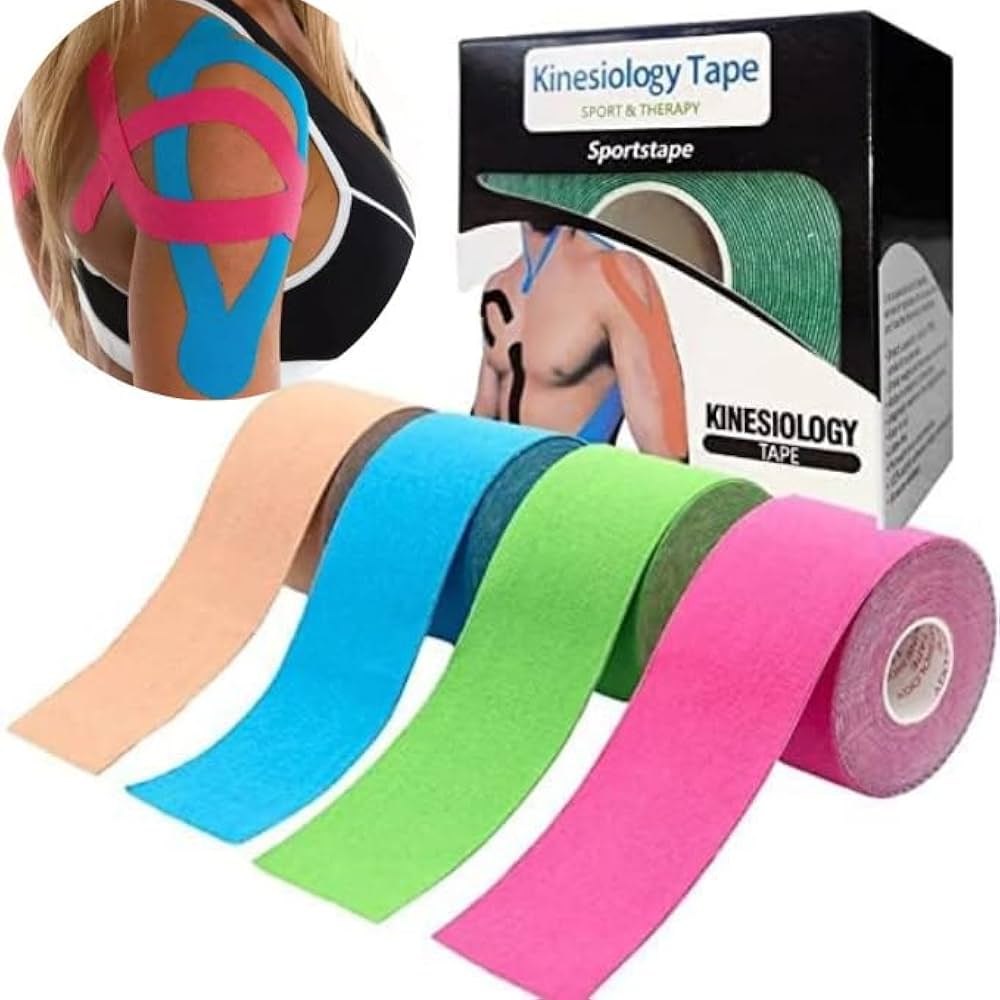 Fita Adesiva Bandagem Kinesio - Lesão/Edema/Fisioterapia