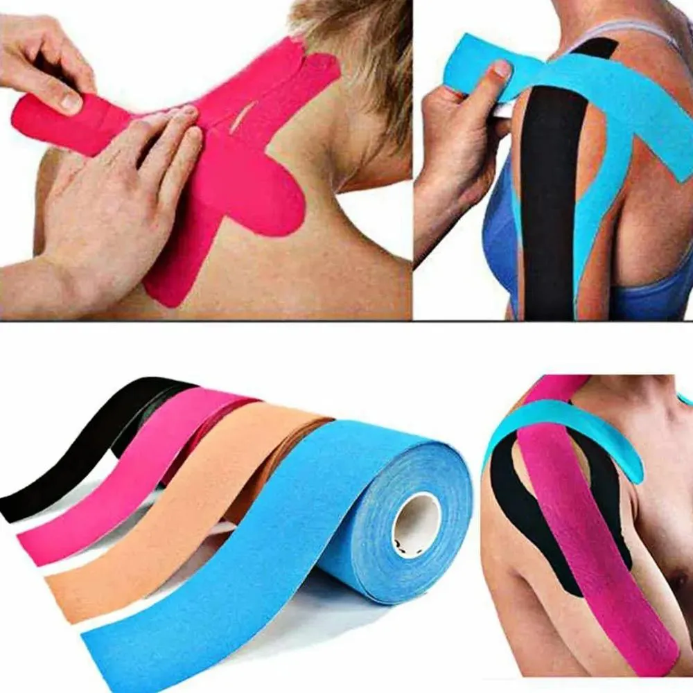 Fita Adesiva Bandagem Kinesio - Lesão/Edema/Fisioterapia - Imagem 3