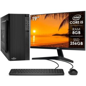 Computador completo I5/8gb Ram/SSD 256GB/Monitor 19/ Windows 10/office/chrome