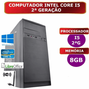 CPU-COMPLETA- I5/8GB/SSD256/USB WIFFI ( 2 Geração )