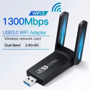 Adaptador Wireless Wi-fi Dual Band 2,4g 5g 1300mbps Usb