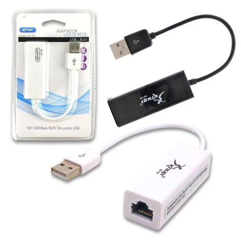 Cabo Conversor Knup Hb-t80 Usb 2.0 M X Rede Rj45 F 10/100