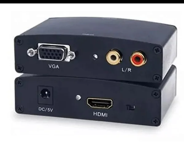 Conversor Adaptador VGA para HDMI com Áudio Rl , - Imagem 3