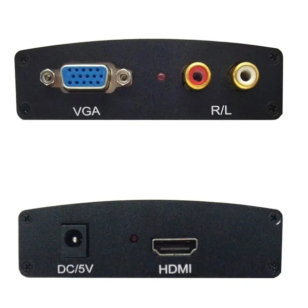 Conversor Adaptador VGA para HDMI com Áudio Rl , - Imagem 4