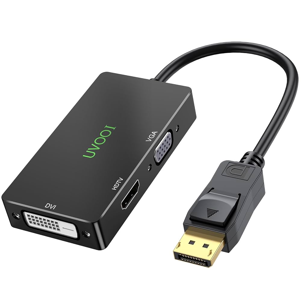 ADAPTADOR DISPLAY PORT X HDMI/VGA/DVI KNUP - Imagem 3