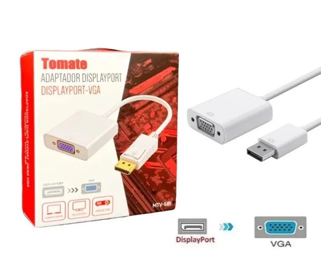 ADAPTADOR DISPLAY PORT PARA VGA TOMATE - Imagem 5