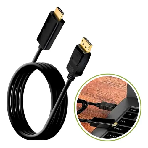 DISPLAY PORT PARA HDMI 1.8 METRO KAPBOM - Imagem 3