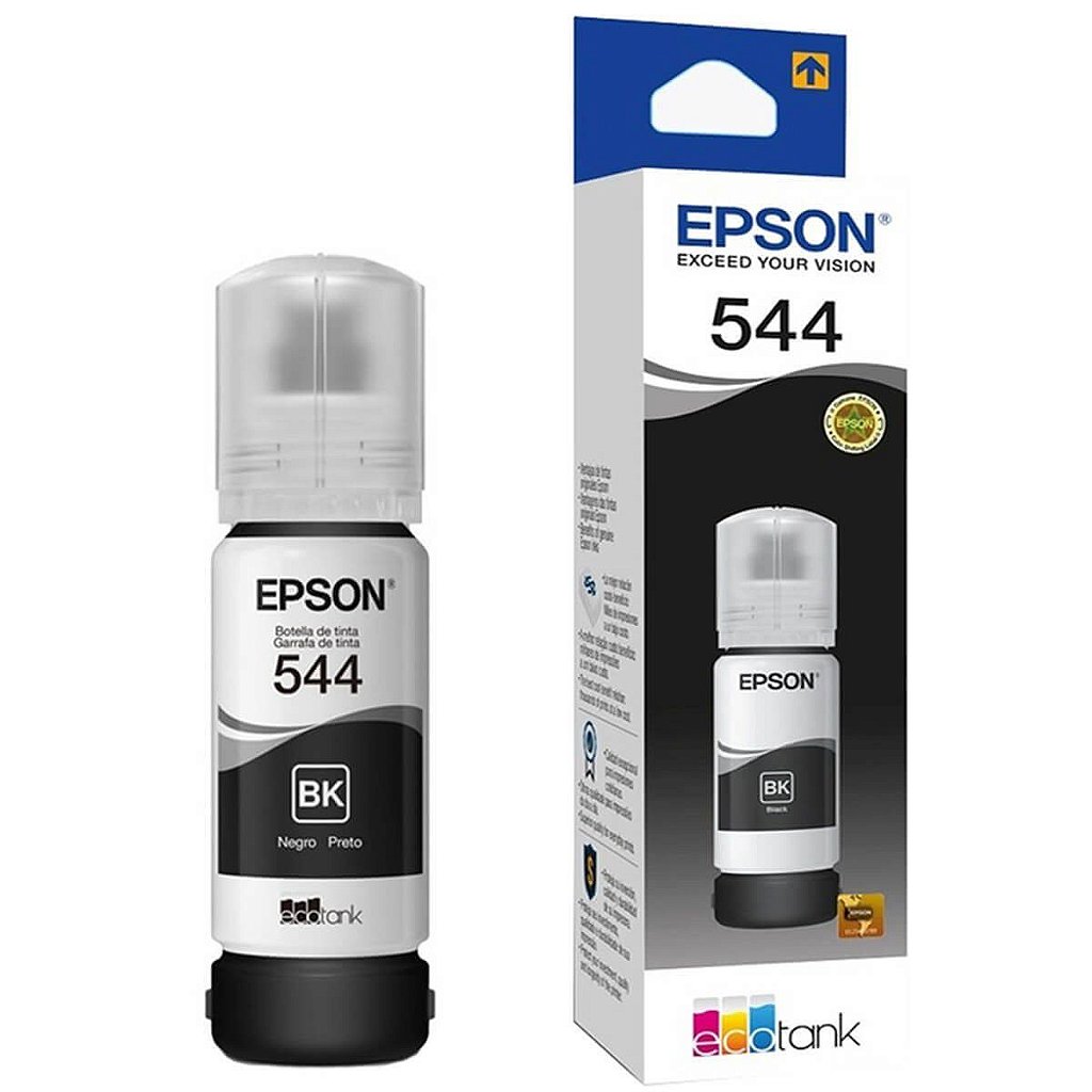 Tinta Epson T544120 Preto Original T544 L3150 L3110 3150 3110