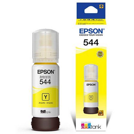 REFIL DE TINTA EPSON 544 AMARELO T544420 ORIGINAL