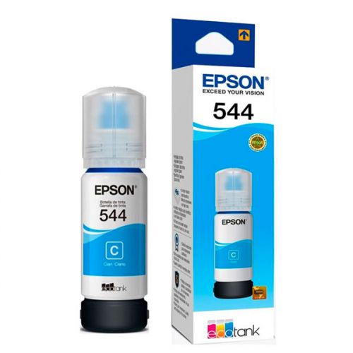 REFIL DE TINTA EPSON 544 CIANO T544220 ORIGINAL - Imagem 4