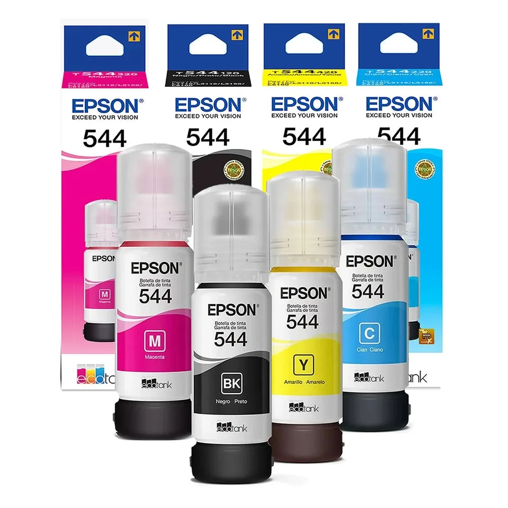 KIT EPSON 544 ORIGINAL C/4 CORES