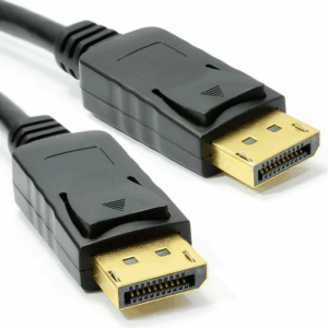 cabo DisplayPort x DisplayPort da marca Grasep com 1,5 m de comprimento.